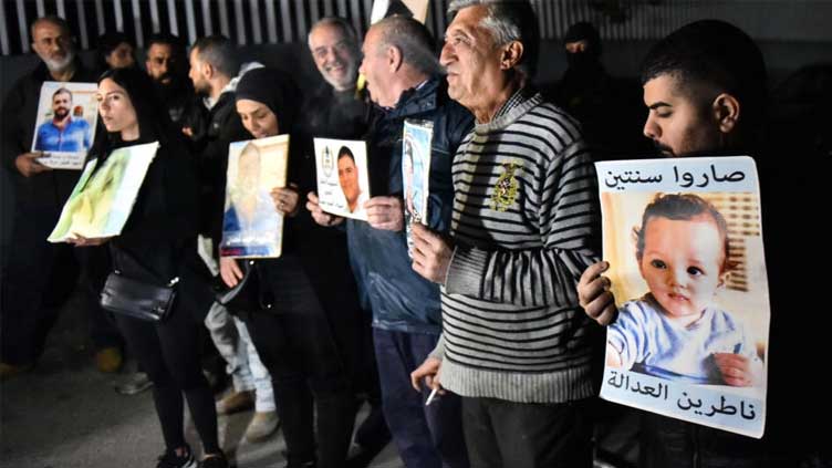  Beirut blast victims' relatives rally for embattled probe judge