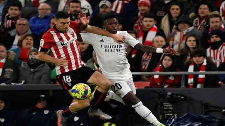 Vinicius effigy hung from bridge before Madrid derby