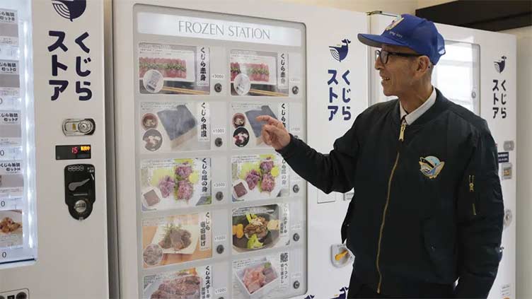 Japan launches whale meat vending machines to promote sales