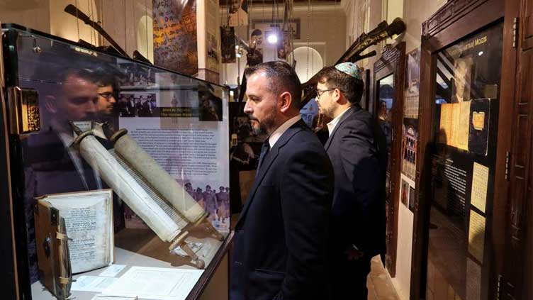  UAE museum unveils Torah scroll that survived the Holocaust in tolerance push