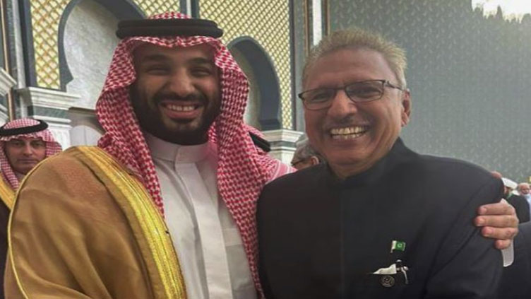 President Alvi meets Saudi Crown Prince Mohammed bin Salman