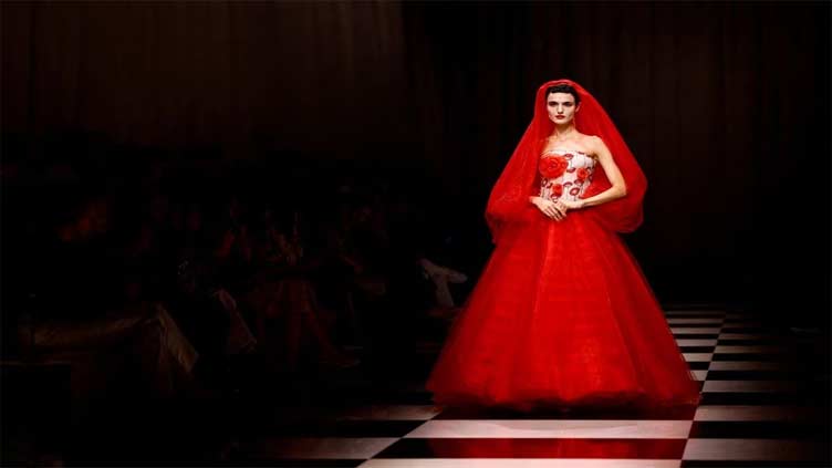 Giorgio Armani Prive showcases glittering haute couture lineup in Paris