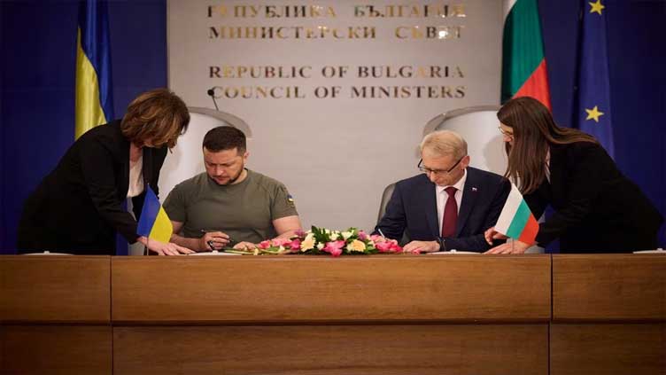 Ukraine and Bulgaria agree on more defence cooperation, Zelenskiy says