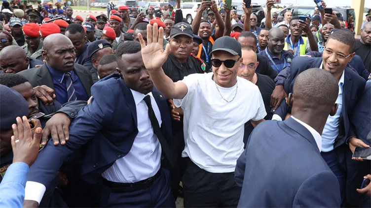 France star footballer Mbappe visits father's native Cameroon