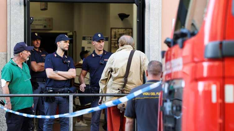 Fire in Milan retirement home kills 6 people, injures around 80