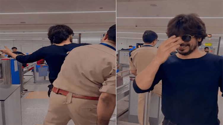 SRK's viral airport scene wins hearts with his fun-loving posture