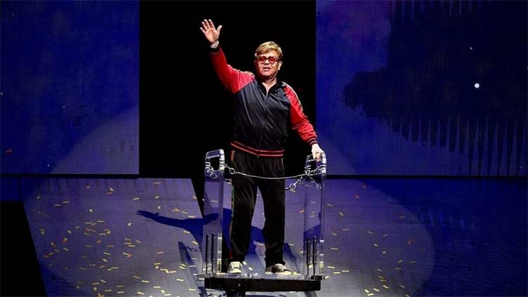 Elton John hails fans as his 'lifeblood' at emotional farewell concert