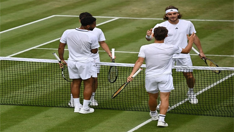 Tsitsipas brothers ousted by French teenagers in first round