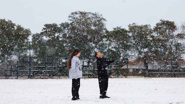 Johannesburg residents stunned by once-in-a-decade snowfall