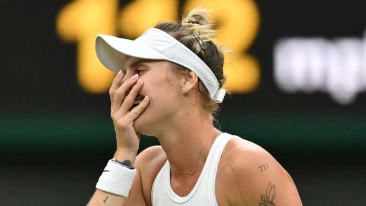 Unseeded Vondrousova digs deep to reach Wimbledon semis