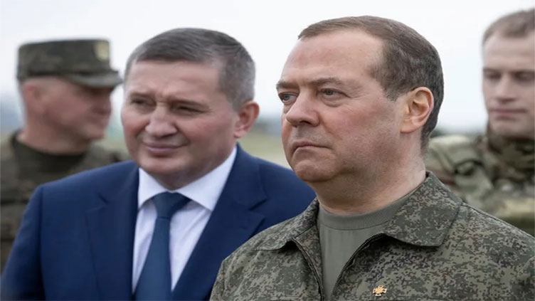 Russia's Medvedev: NATO's military aid to Ukraine brings World War Three closer