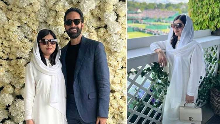 Malala looks elegant in white at Wimbledon