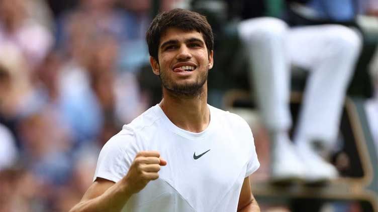 Alcaraz douses Rune fireworks to reach Wimbledon semis for first time