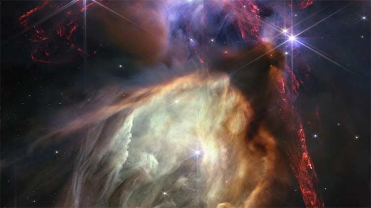 NASA celebrates Webb telescope anniversary with close-up of stellar birth