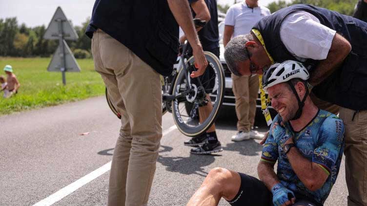 Recovering Cavendish says Tour de France fall 'part of cycling'