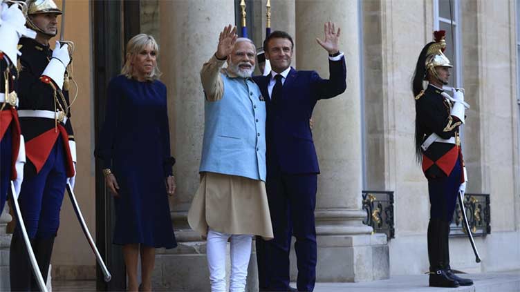 Modi honoured for France's Bastille Day in shadow of nationwide riots