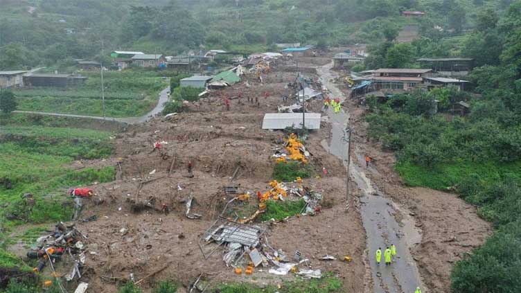 South Korea landslides, floods kill more than 20, over 4,000 evacuated