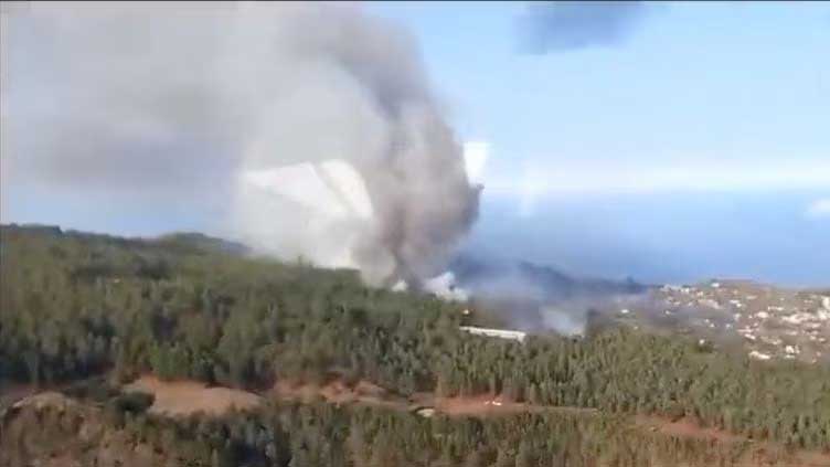 Forest fire in Spain's La Palma island forces evacuations