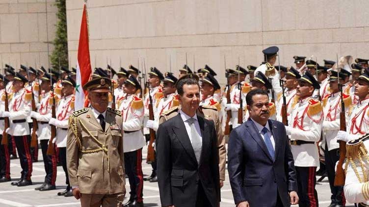 Iraqi PM Sudani, Syria's Assad hold talks on security, water in Damascus