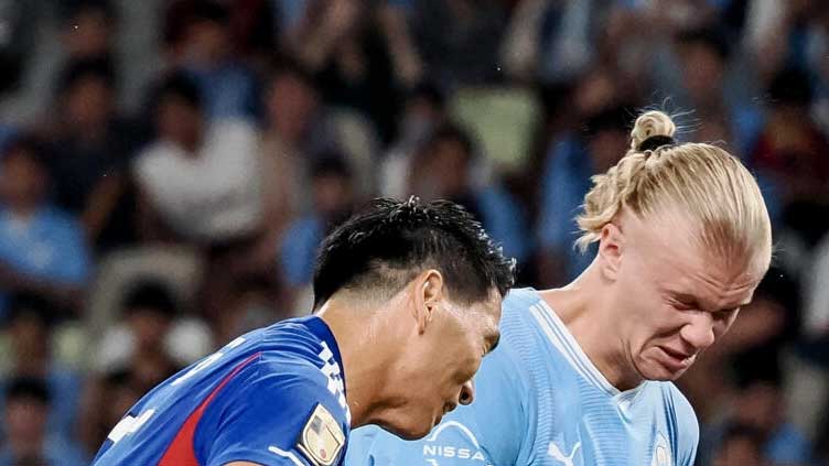 Haaland scores twice as Man City hit five in Tokyo friendly