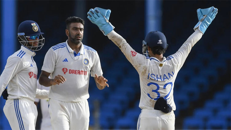 Ashwin double strike boosts India's Test sweep bid