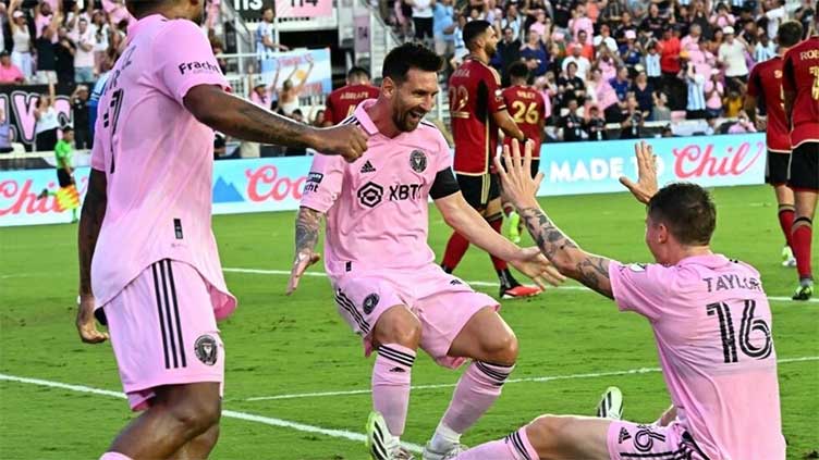 Messi scores twice as Miami crush Atlanta