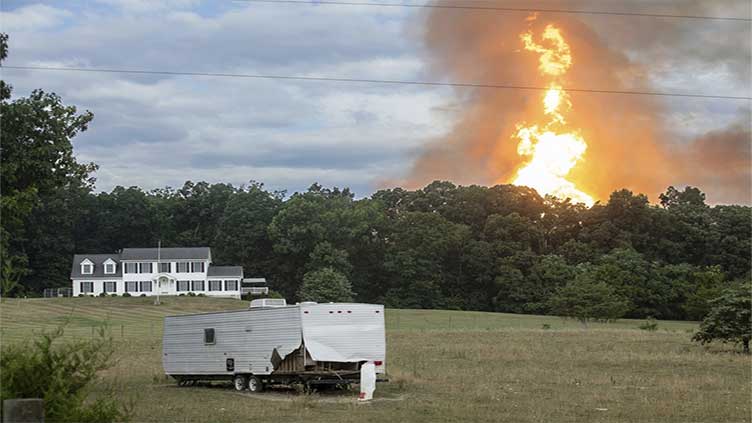 Gas pipeline explodes near interstate in rural Virginia; no injuries reported