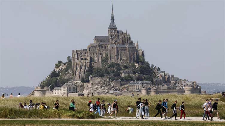 Summer overtourism plagues France's historic Mont-Saint-Michel