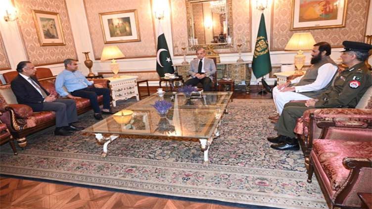 PM briefed on law and order in Punjab by governor, caretaker CM