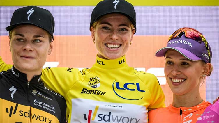 Dutch cyclist Demi Vollering wins first Women's Tour de France title