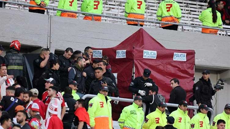 Fan dies after falling from a stand at River Plate stadium