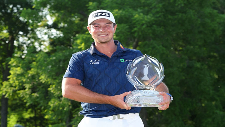 Hovland beats McCarthy in playoff to win PGA Memorial