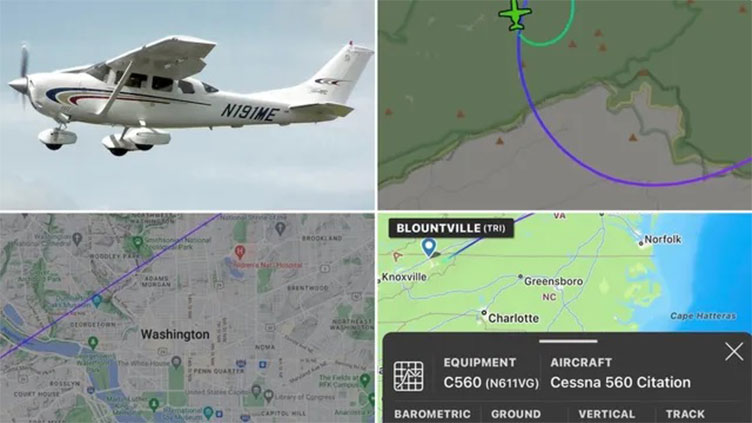 Fighter jets chase unresponsive, small plane over Washington before it crashes in Virginia