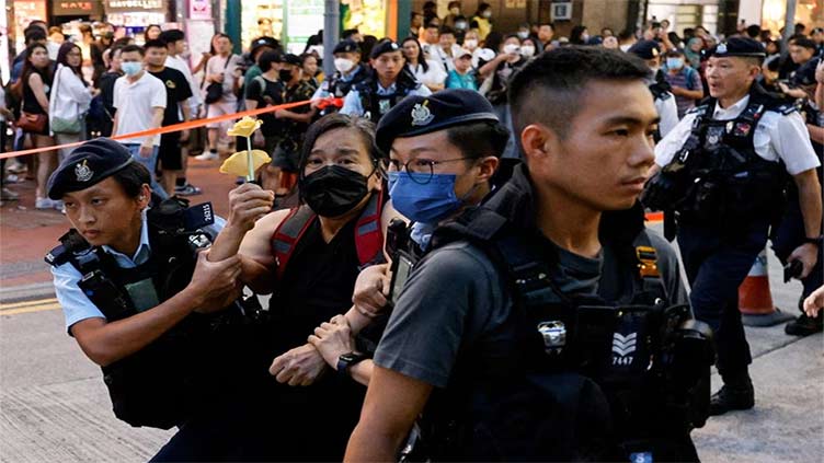 Police arrest 23 in Hong Kong on Tiananmen anniversary