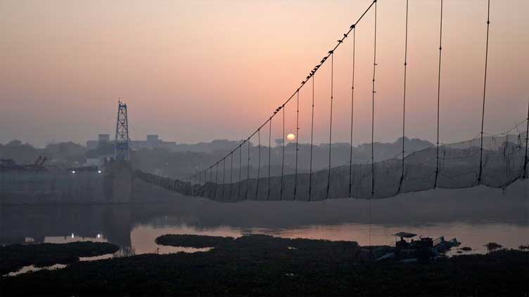 Indian suspension bridge collapses for a second time