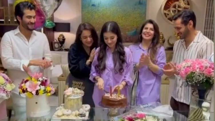 Yumna and Wahaj attend birthday party of Muskan Kadwani