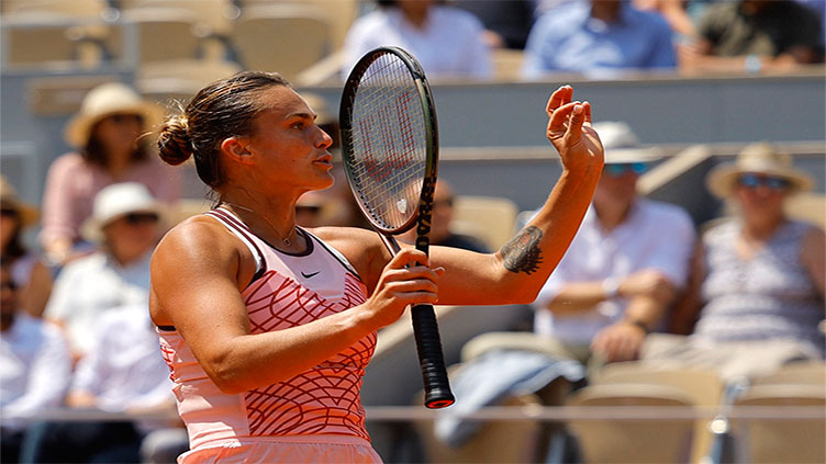 Sabalenka sets up Muchova clash at French Open, takes stand against war
