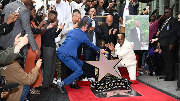 California Love: Tupac honored with star in Hollywood