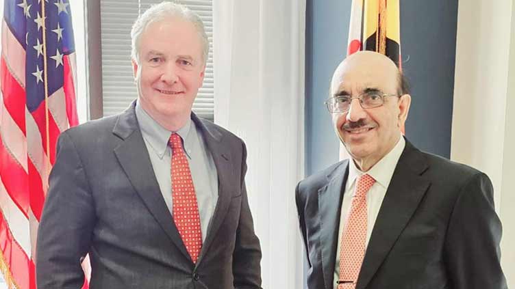 Pakistan ambassador meets US Senator Chris Van