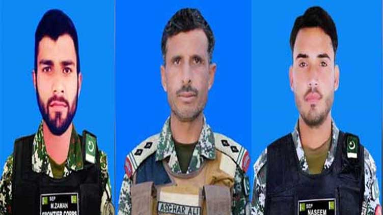 Three terrorists killed, three soldiers martyred in North Waziristan operation