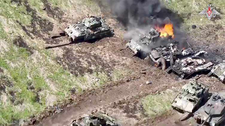 Russia says it hits Leopard tanks, U.S. Bradley vehicles in Ukraine