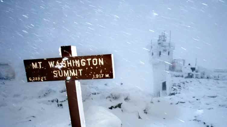 The summer snow: Mount Washington records its whitest June