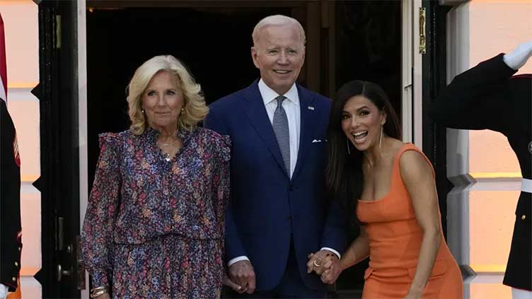 Bidens and Eva Longoria screen 'Flamin' Hot' movie about the origins of the spicy Cheetos snack