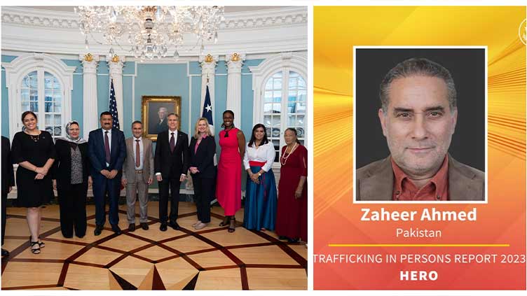 Pakistan's Zaheer Ahmed wins US award for anti-human trafficking efforts
