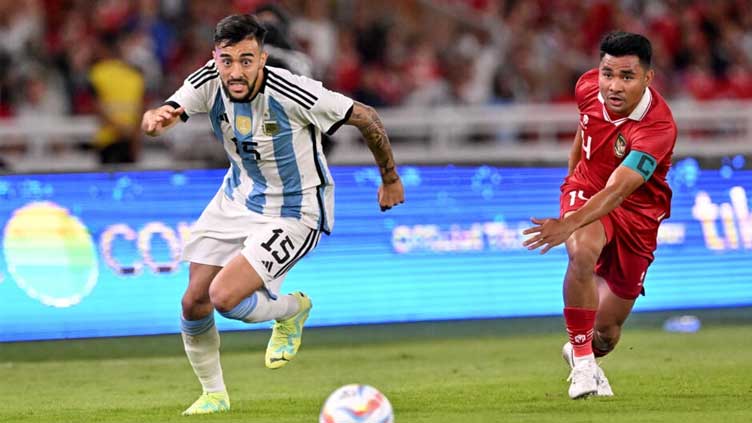 Argentina beat Indonesia 2-0 without Messi in Jakarta friendly