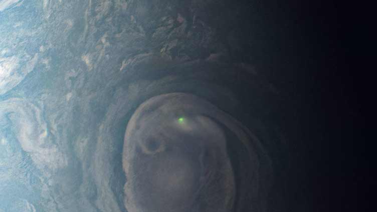 NASA's Juno mission captures lightning on Jupiter