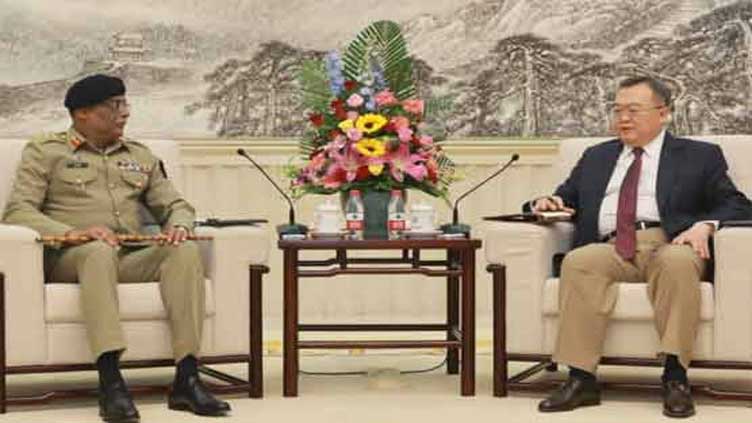 CJCSC Gen Sahir Shamshad Mirza calls on his Chinese counterpart 