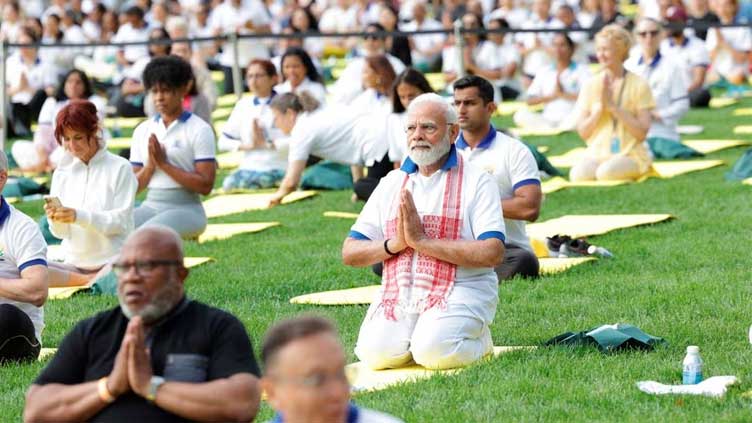 Modi calls for 'one earth, one family, one future' at UN yoga event