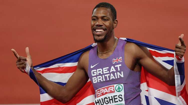 Hughes breaks 30-year-old British 100m record with 'dream' run