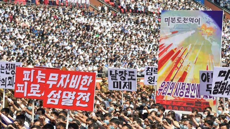 North Korea holds rallies denouncing US, warns of nuclear war